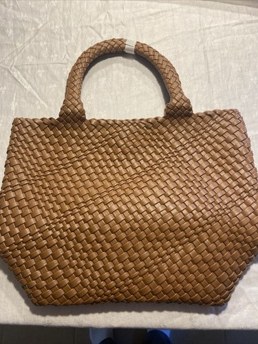 SALE【未使用】leather cut off tote bag Women Tote Crossbody Messenger Faux-Leather Bag - Leather