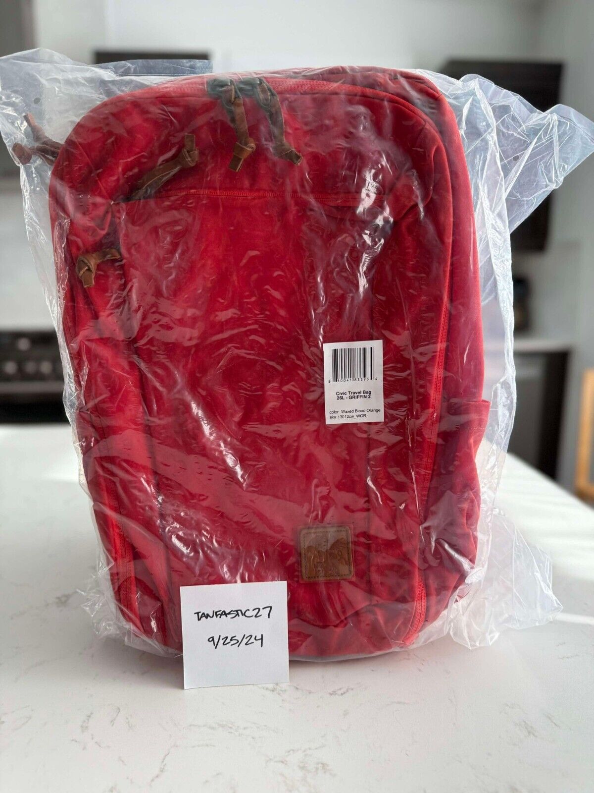 NEW Evergoods x Carryology Civic Travel Bag 26L CTB26 Blood NEW Evergoods x Carryology Civic Travel Bag 26L CTB26 Blood