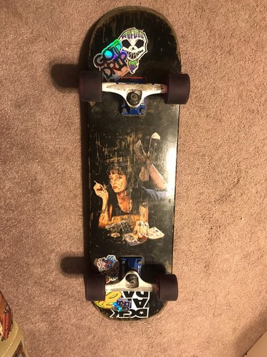 スケートボード HUF Pulp Fiction Deck HUF Pulp Fiction 25 th Anniversary Edition Custom Skateboard | eBay