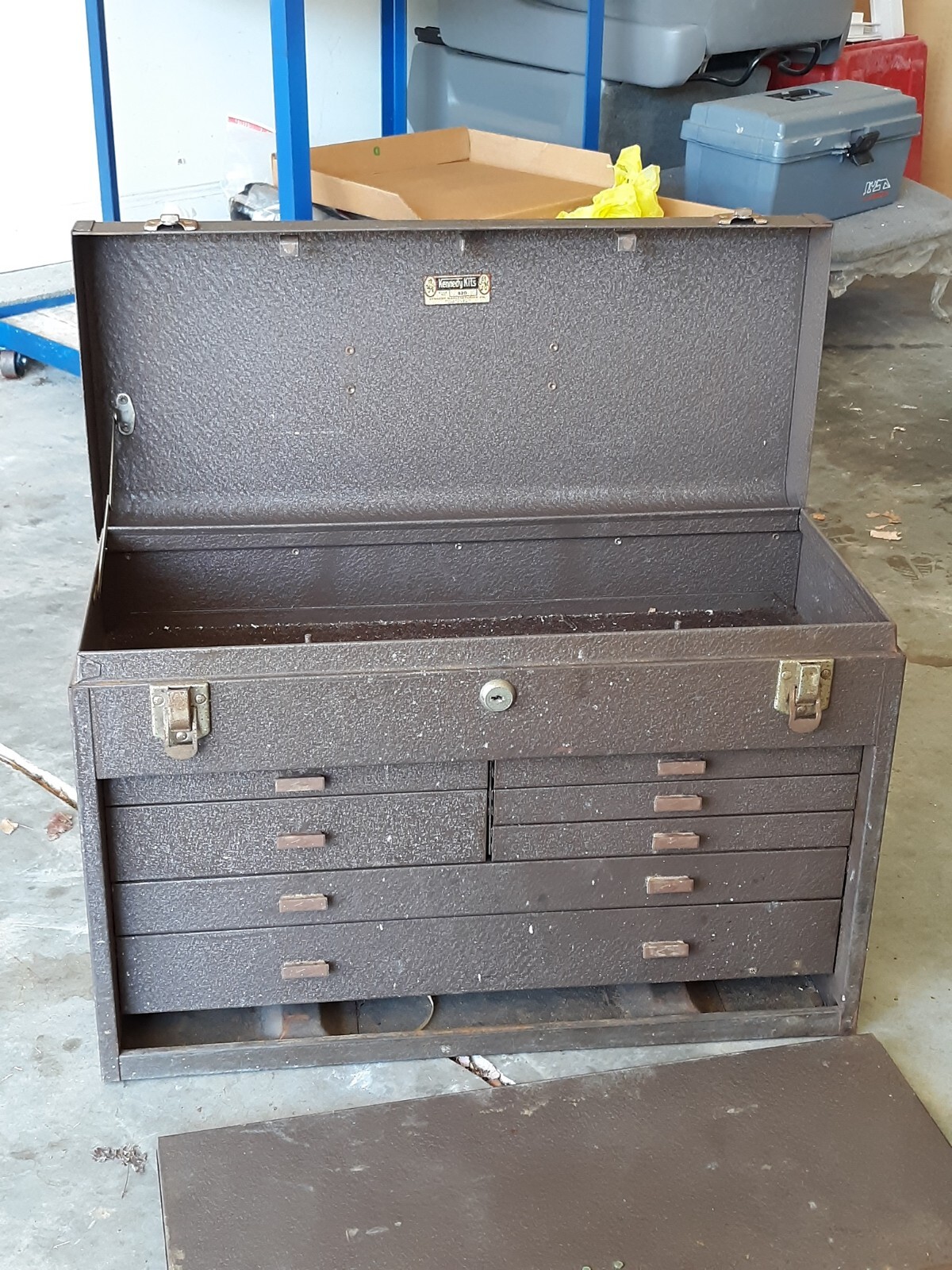USA【Kennedy Kits】ツールボックス 工具箱 ヴィンテージ Vintage Kennedy Kits Style 520 Steel Professional Machinist