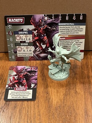 CMON MARVEL ZOMBIES - MAGNETO Daily Bugle Reward Kickstarter Ex KSE Zombicide KS