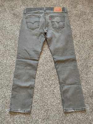 Levis Strauss 511 34x32 Slim Brown/Gray Cotton Casual Denim Skinny Jeans Sz M