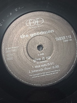 A54 The Goodmen: Give it up/ Land of Haze, 1993 FFRR 162 350 039-1 - House LP