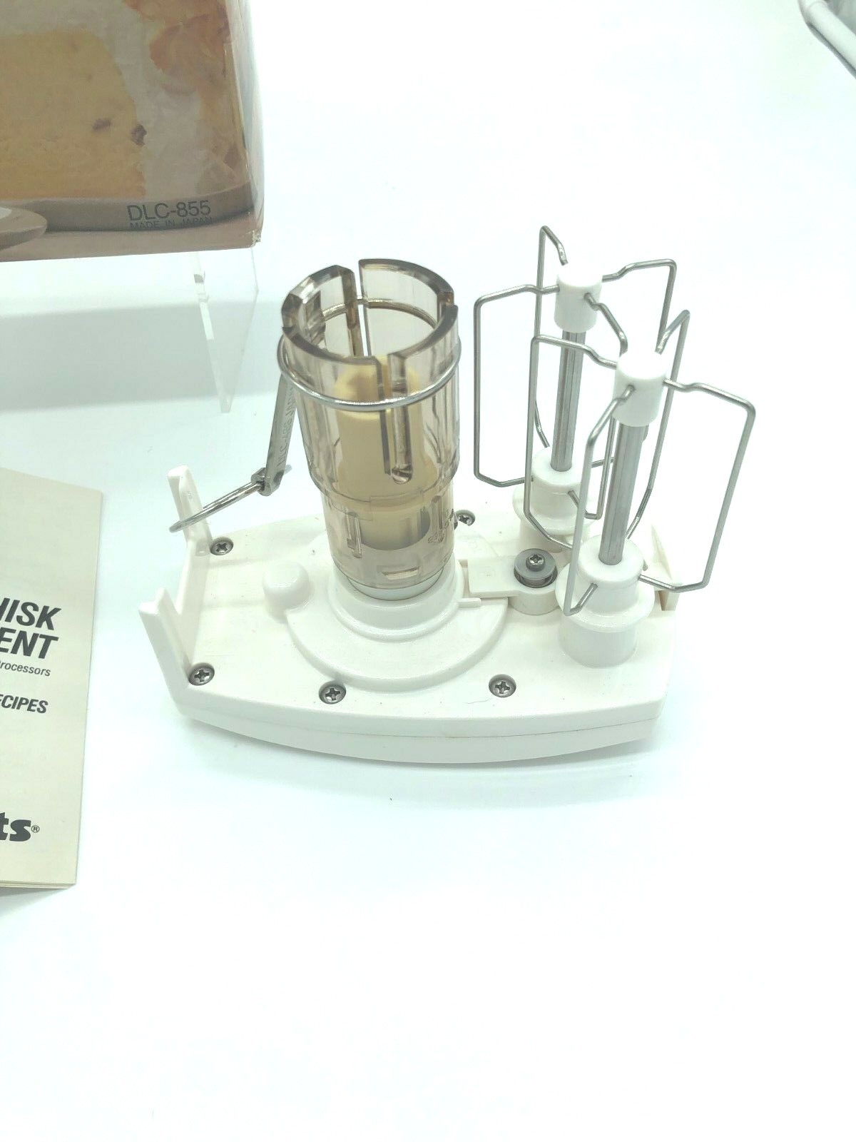 Cuisinart Whisk Attachment DLC-855 for DLC-8 Food Processors owners manual ready