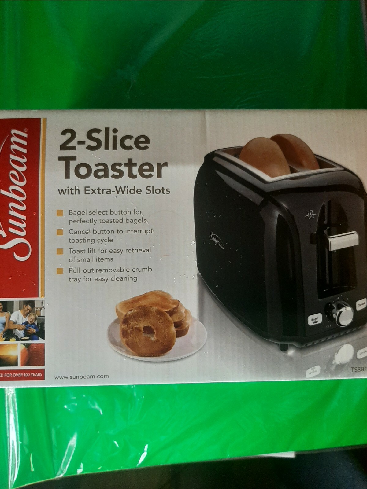 Sunbeam Toaster 2 Slice Extra Wide Toasteri