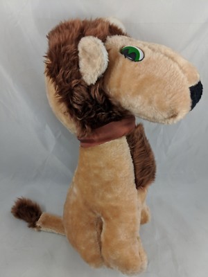 Ace Novelty Lion Plush 12 Inch Vintage Korea Carnival Style Stuffed Animal toy
