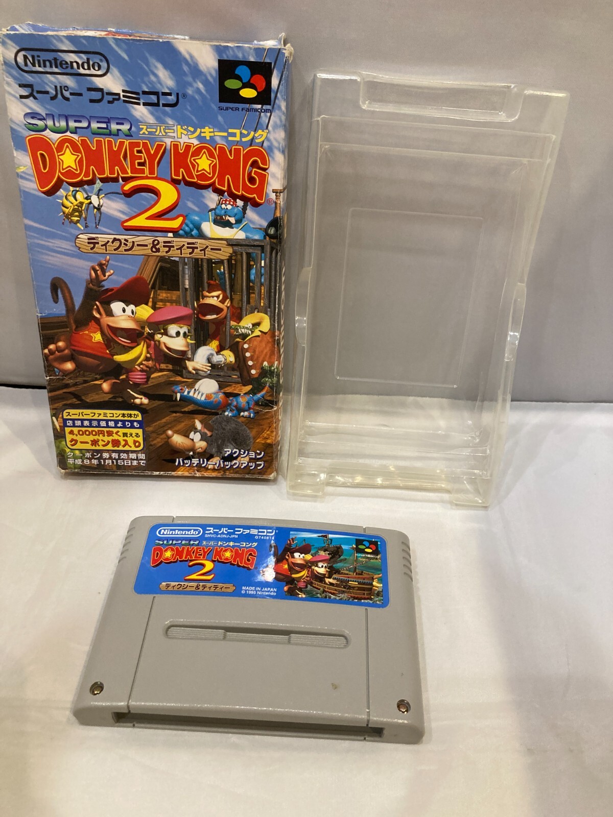 新品未開封　SUPER DONKEY KONG 2 スーパーファミコン Super Donkey Kong 2 SDK2 SFC Super Famicom SNES NTSC-J BOXED