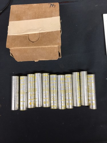 6 ILSCO CTL-250 250 Copper Compression Sleeve,  Long Barrel