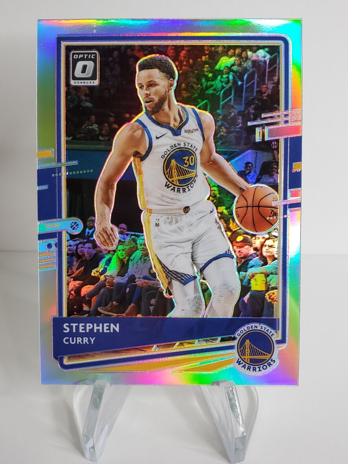 2020-21 Donruss Optic STEPHEN CURRY SILVER HOLO #17! Golden 2020-21 Donruss Optic STEPHEN CURRY SILVER HOLO #17! Golden