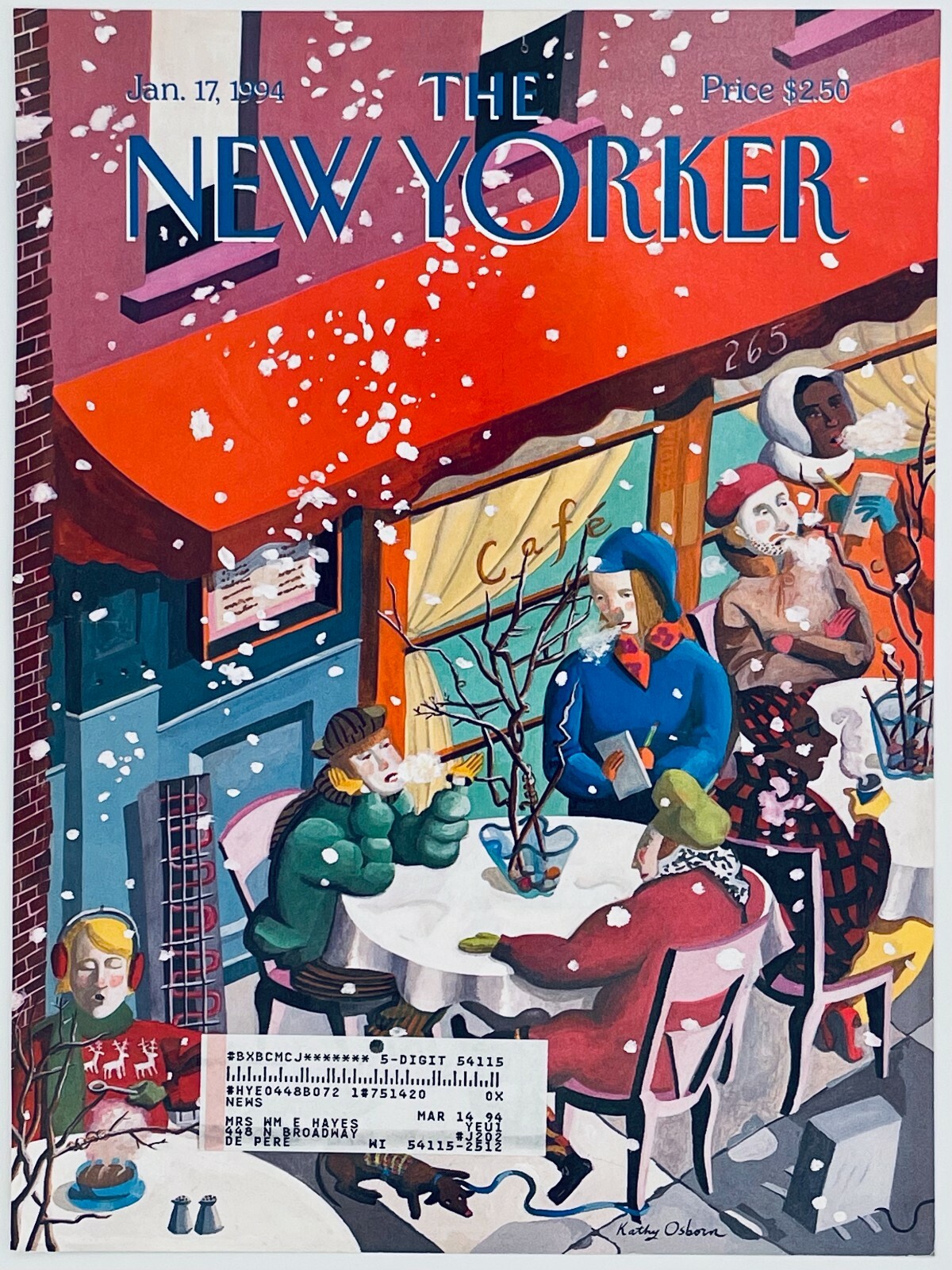 Original Jan. 17, 1994 New Yorker Cover: Osborn Young