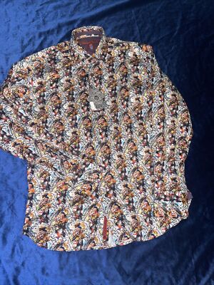 Visconti Black Long Sleeve Shirt Mens Size  S Retail 145.00 Style