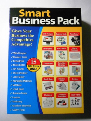Avanquest Smart Business Pack 15 Software Title in One  New Sealed
