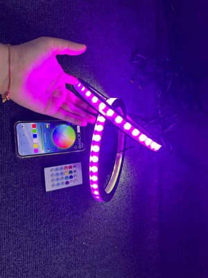 2PCS 8'' Dream CHASING FLOW LEDs 1/2'' Spacer Trucks CAR Speaker Rings Lights Set