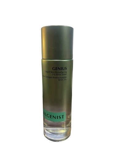 Algenist GENIUS Liquid Skin Resurfacing 2% BHA Toner, 3.4 fl oz / 100ml, New
