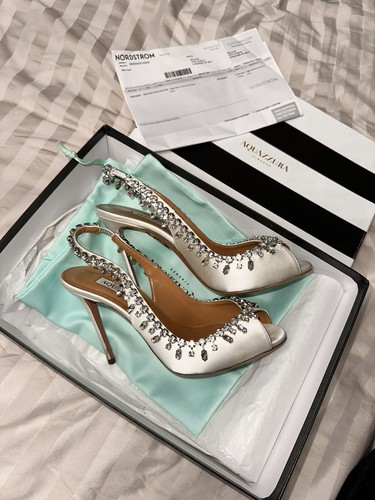 【送料&関税込】Aquazzura Temptation Crystal Flats Temptation Crystal Slide 74 Aquazzura@ Official