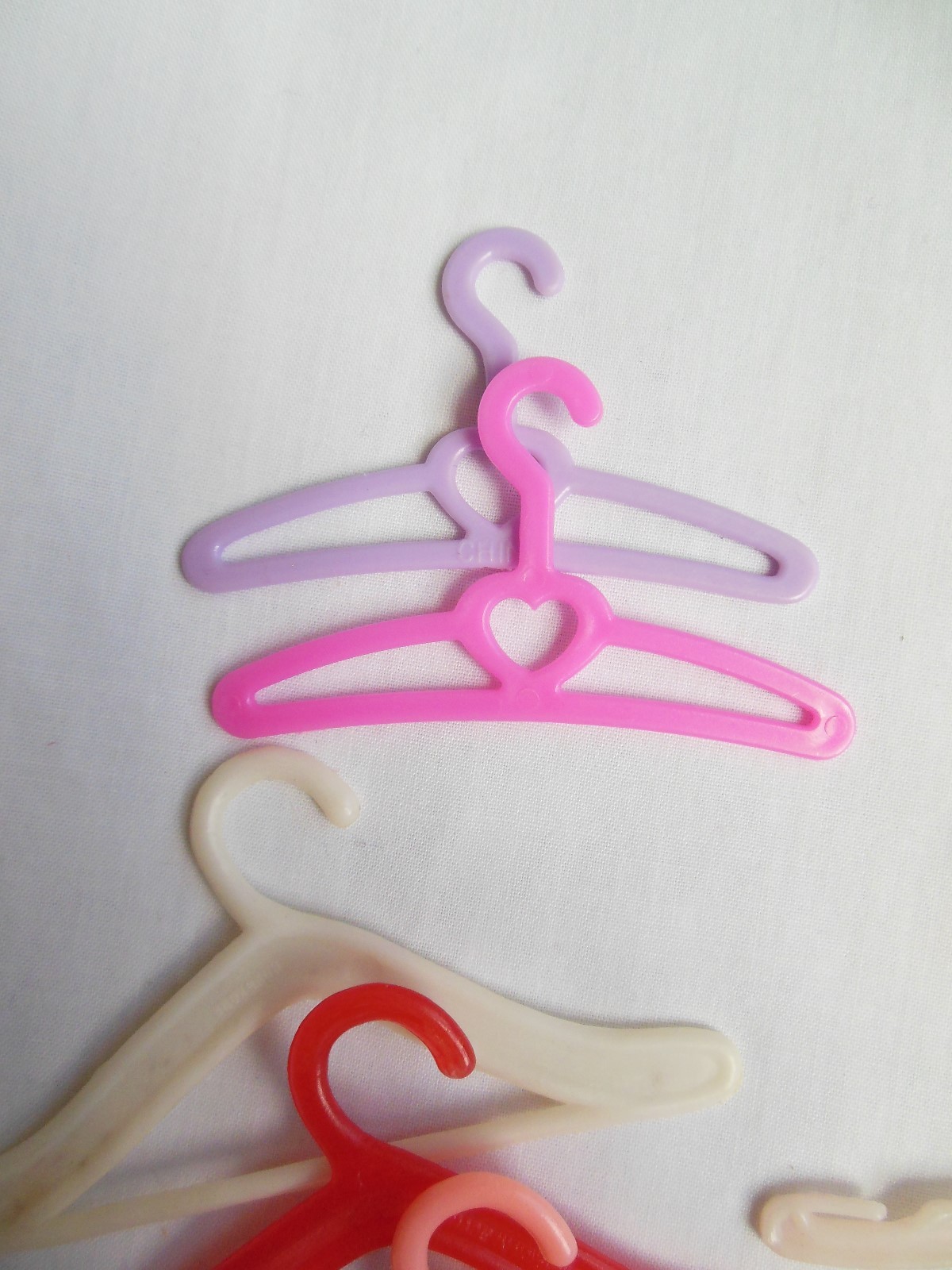 Vintage Barbie Clone Hangers – Mix of Styles, Colors – Most Marked Hong Kong