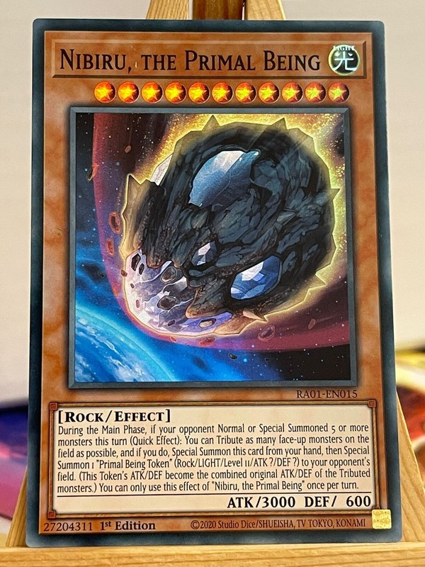 Nibiru, Das Urwesen Ra01-En015 Super Rare Englisch Nm Yugioh