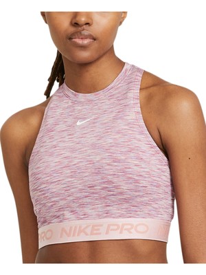 NIKE PRO Womens Purple Fitted Lightweight Logo Active Wear Tank Top XS