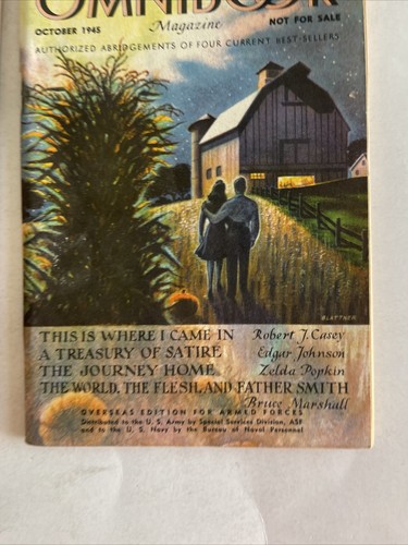 Omnibook October 1945 Authorized Abridgements Of Four Current Best Sellers X2