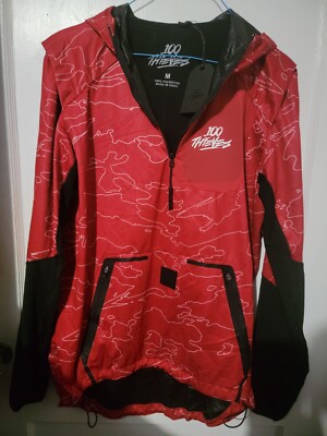 NWT 100 Thieves Geography Anorak Windbreaker 2019 - Size M 