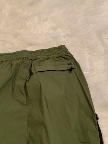 Stone Island Shadow Project Convertible Cargo Pants Mesh Patch Logo Green 46