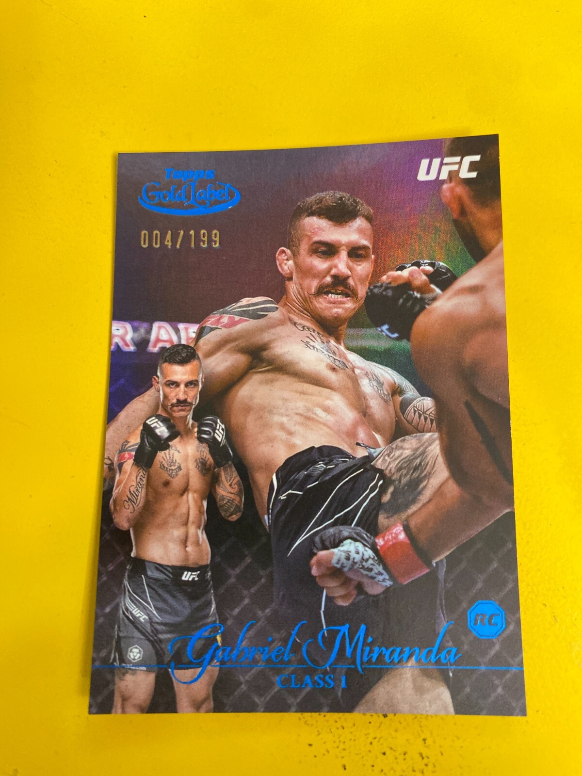 RS30532 2024 Topps Gold Label UFC Class 1 Blue #82 Gabriel
