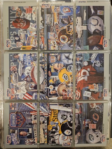 その他 NFL card 1990 almost complete set PROSET ALLEN PINKETT - HOUSTON OILERS 1990 PROSET AUTOGRAPHED