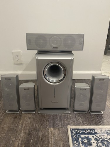 panasonic ACTIVE SUBWOOFER スピーカー4本セット panasonic ACTIVE SUBWOOFER スピーカー4本セット PANASONIC