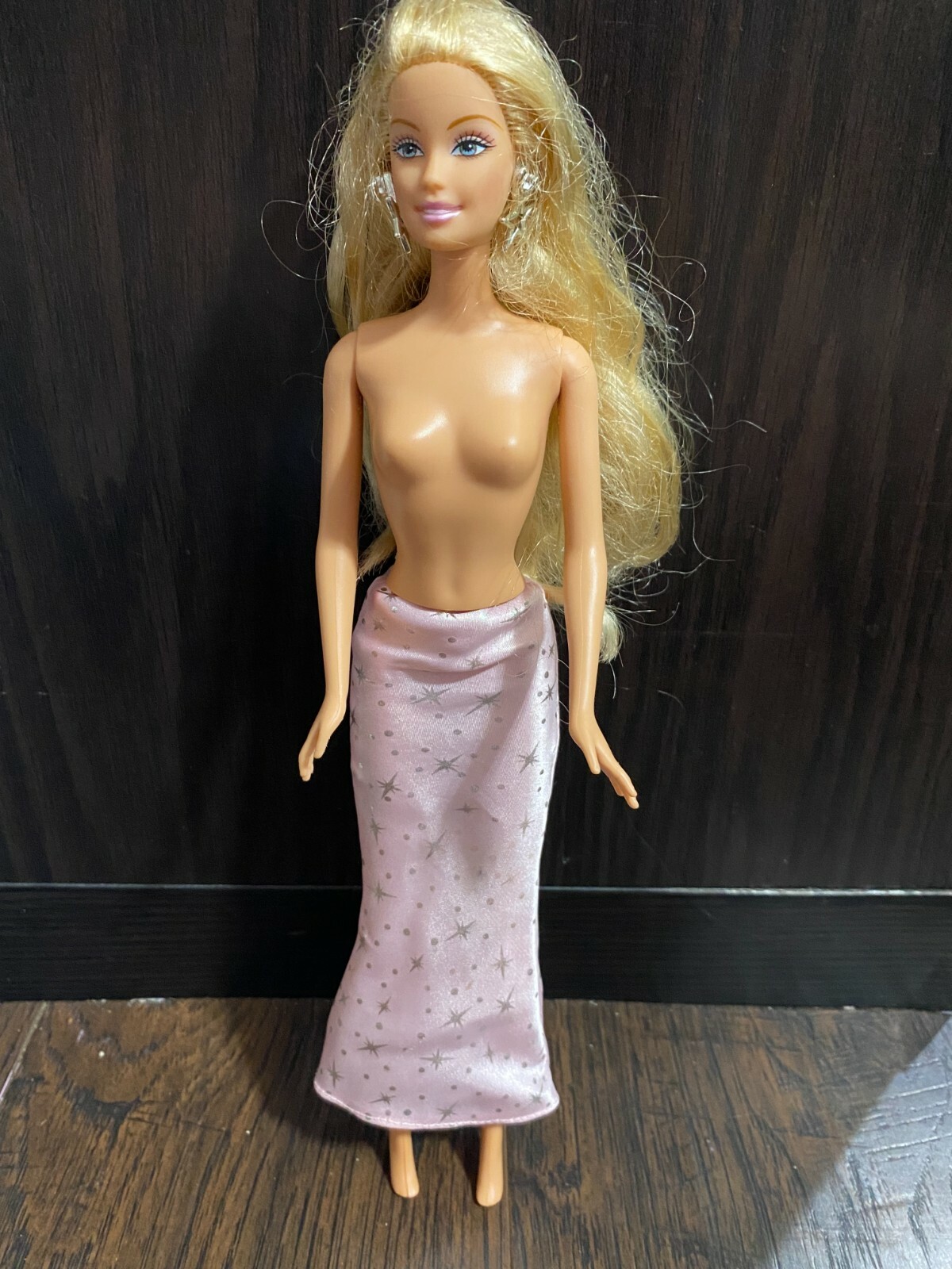 Vintage 1990s Barbie Doll Pull String Length Altering Skirt