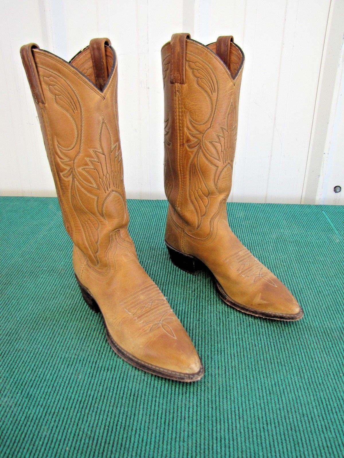 Dan Post Western Boots US Woman's size: 5 1/2 M Tan