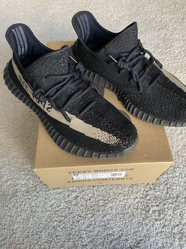 スニーカー adidas Yeezy Boost 350 V2 Core Black Green BY9611 FW 16 2016 adidas Yeezy Boost 350 V2 Core Black Green BY9611 Men's Size