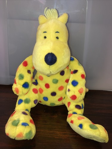 Kohl's Cares Dr. Seuss Put Me In The Zoo Plush Yellow Stuffed Animal Toy 11"