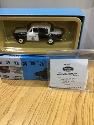 VERY COLLECTIBLE VANGUARDS 1959 HILLMAN MINX IIIA SALFORD CITY POLICE 1:43