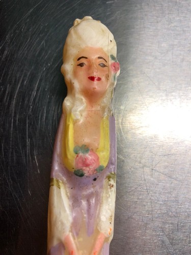 Antique Figural Decorative Edwardian Style Candle