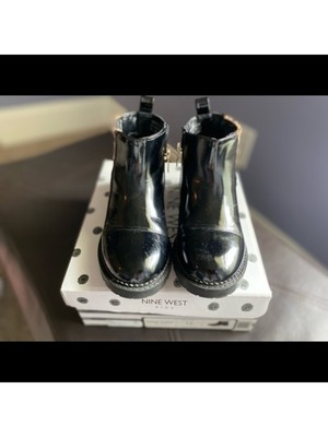 

NINE WEST Женские черные ботильоны Abby с леопардовым принтом на блочном каблуке с круглым носком, 4 м, Черный, ABBY