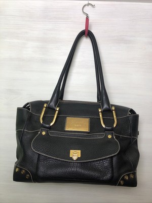 Chopard Black Leather Large Handbag