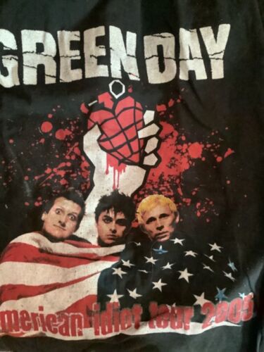 Vintage rare Green Day 2005 American idiot concert tour T-shirt