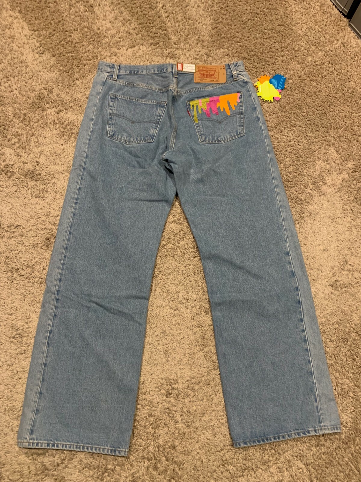 Pre-owned Levi's Levis Vintage Clothing Lvc 1984 501 Selvedge Jeans Double Good 34x32 Rt$295 In Blue