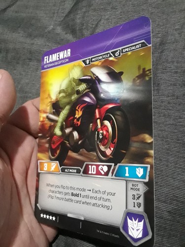 Flamewar Transformers TCG Foil CT T20 Card