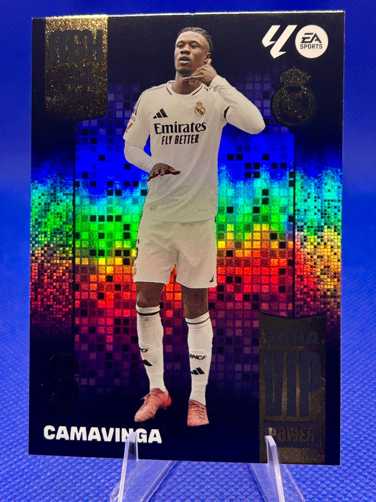 2025-26 Panini La Liga Megacracks MGK Eduardo Camavinga Zona VIP