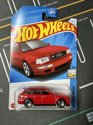 2024 Hot Wheels Case F Mainline ' 94 Audi Avant RS2   Red Factory Fresh 9/10