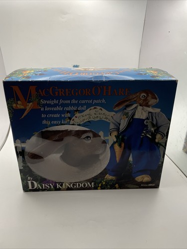 Daisy Kingdom Rabbit Macgregor O'Hare Make Your Own Doll 1992 Vintage New # 8925
