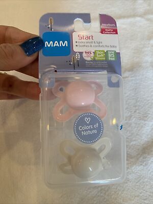 MAM Newborn Pacifier, Best for Breastfed Babies,  Start  Girl Colors Of Nature