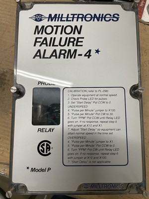 MILLTRONICS MOTION FAILURE ALARM-4 MULTIRANGER (E1)