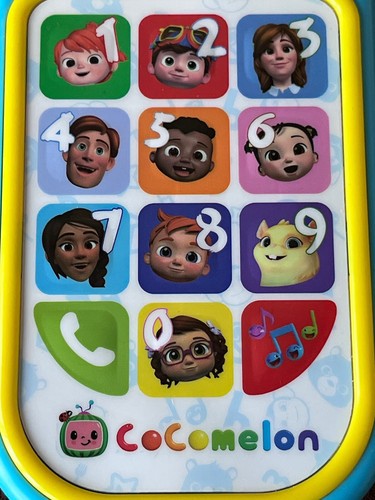 CoComelon JJ's First Learning Phone Educational Toy lights sounds talking