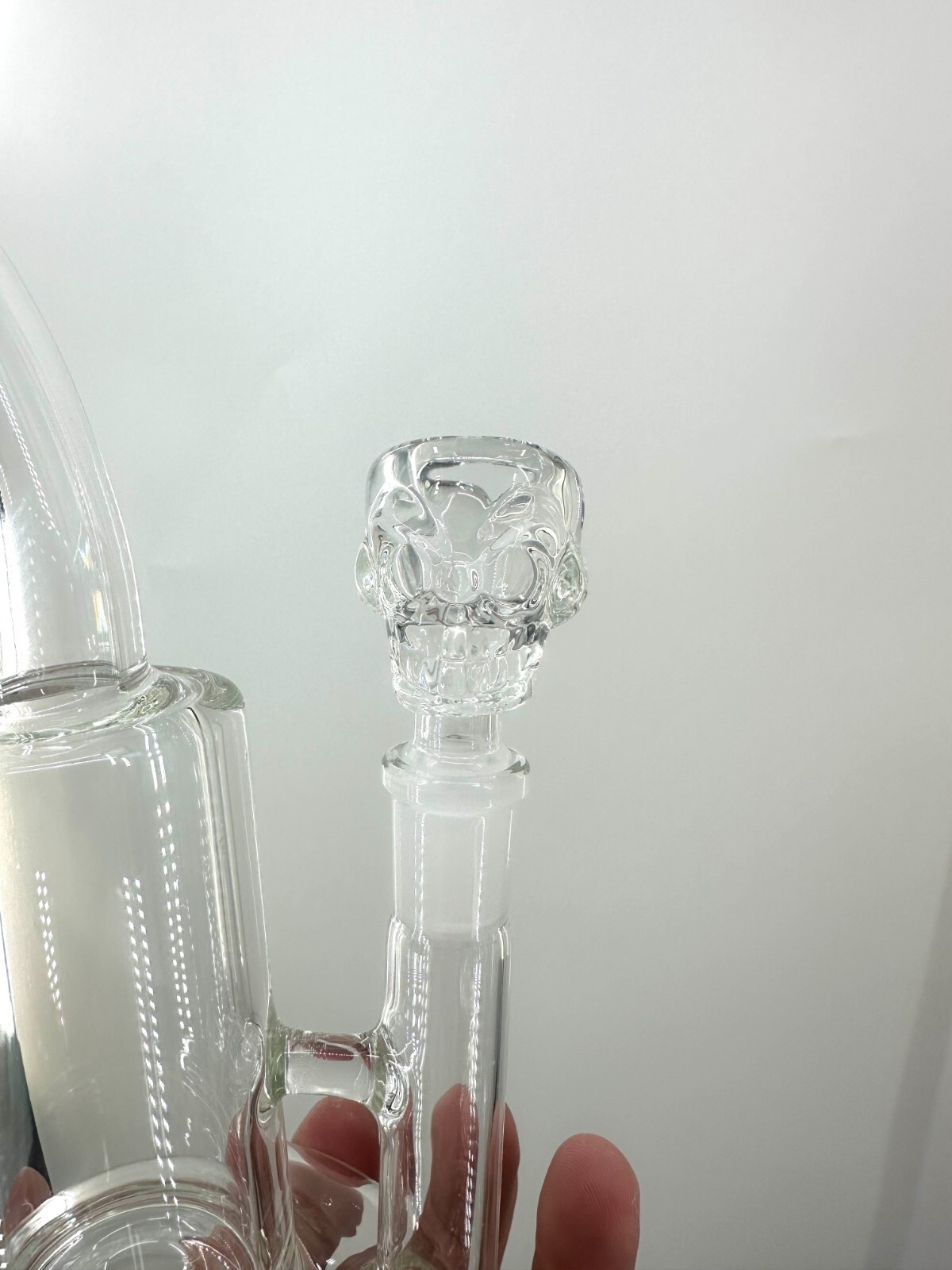 10" Tornado Smoking Glass Water Pipe with upgraded 14mm  skull catcher