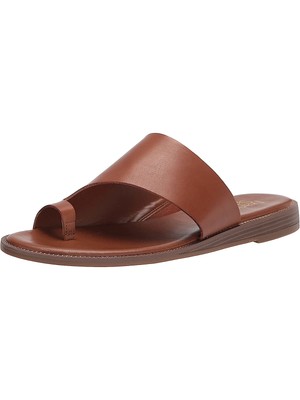 Женские коричневые босоножки-слипоны FRANCO SARTO из кожи с драгоценными камнями на цепочке длиной 5,5 М