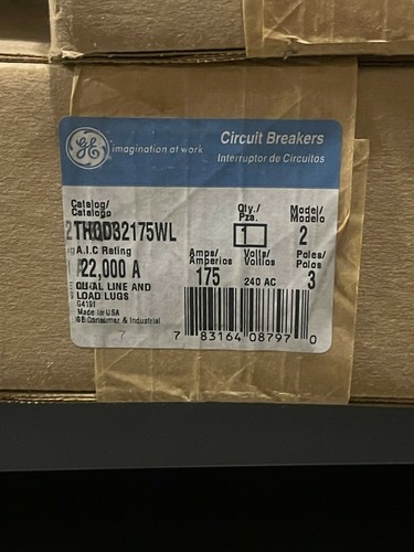 K.A＊ NEW GENERAL ELECTRIC THQD32175WL CIRCUIT BREAKER - QTY 1 | eBay