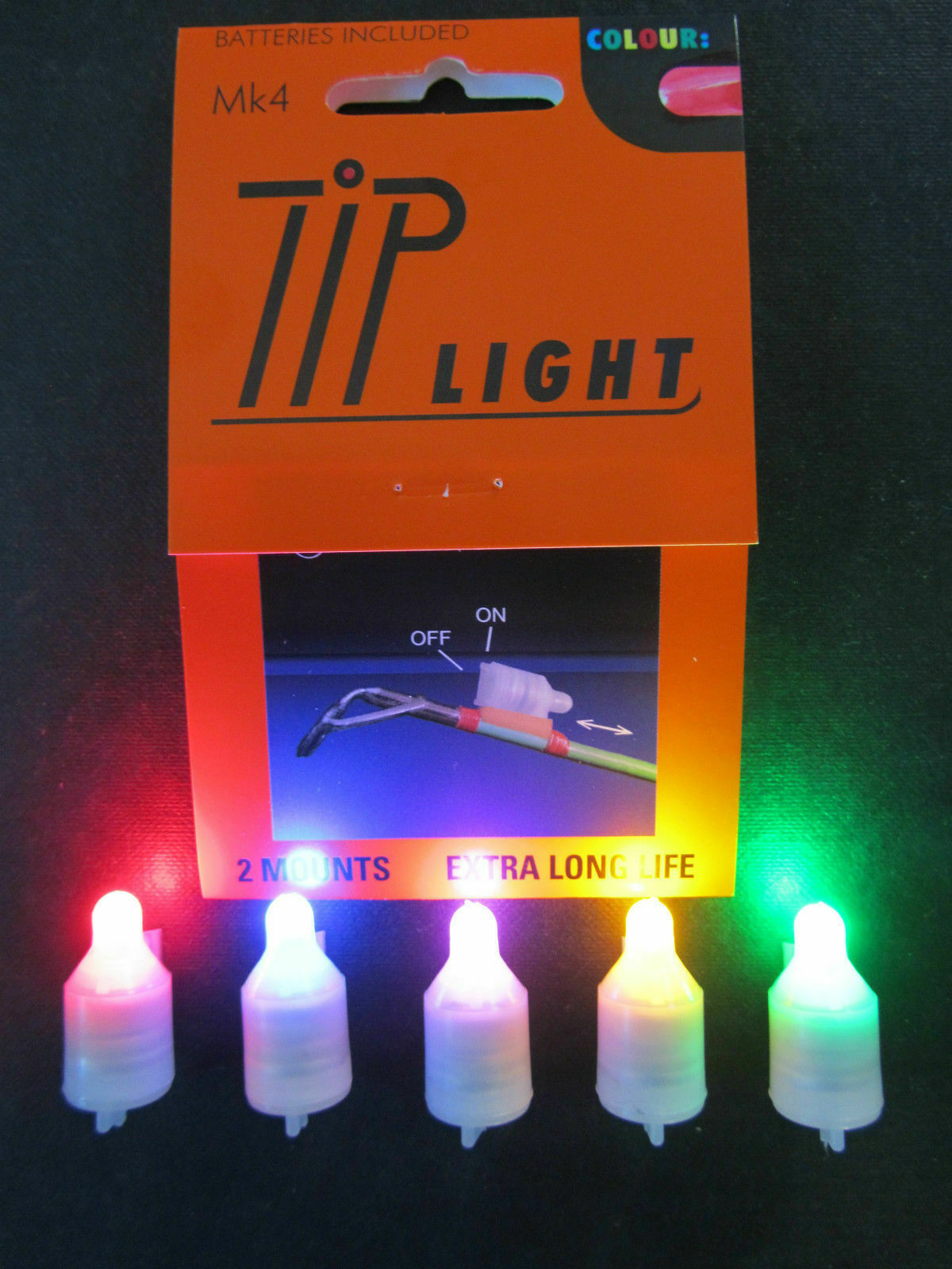 Tip light. Свет для ночной рыбалки от аккумулятора. для ночной рыбалки на батарейках крона. light tip.
