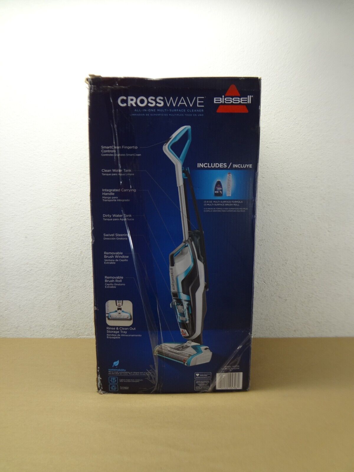 BISSELL CrossWave 2211W All-in-One Multi-Surface Wet Dry Vacuum.